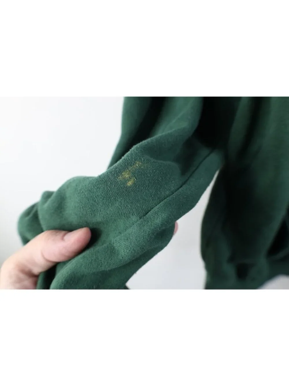 Vintage Y2K Mens Medium Distressed University of Oregon Hoodie Sweatshirt Green